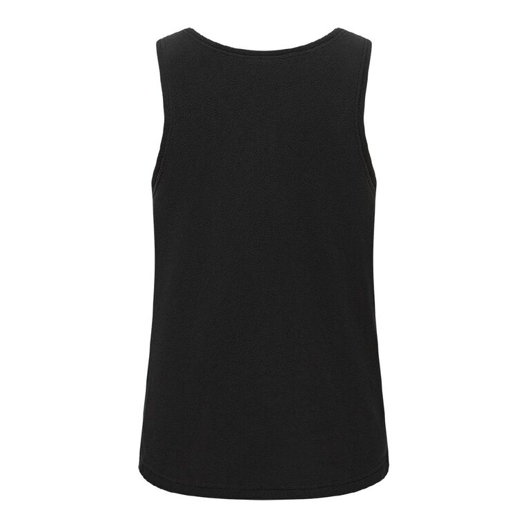 Back Country Adults' Micro Fleece Singlet, Black, hi-res