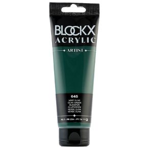 BLOCKX Acrylic Tube Olive Green 120ml