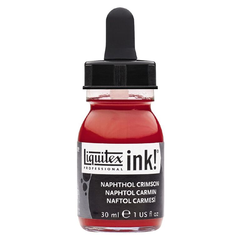 Liquitex Ink 30ml Naphthol Crimson, , hi-res