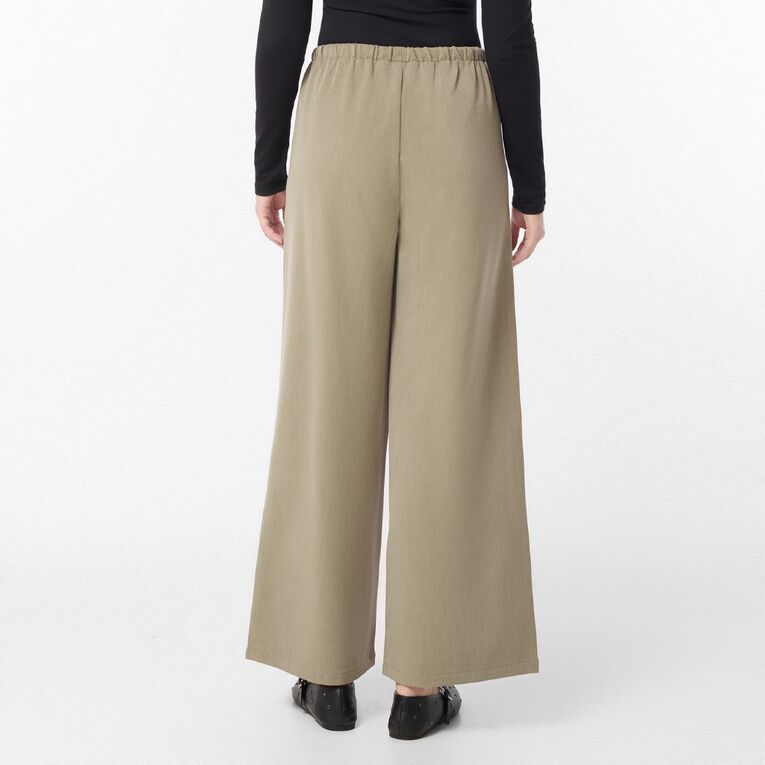 H&H Women's Drawstring Work Pants, Brown Light, hi-res