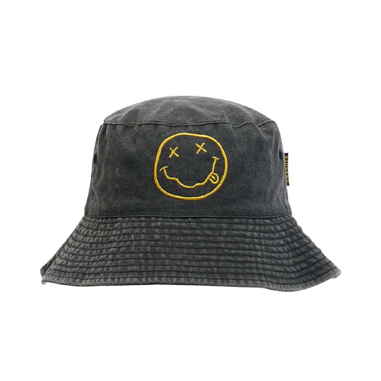 Nirvana Men's Bucket Hat, Black, hi-res