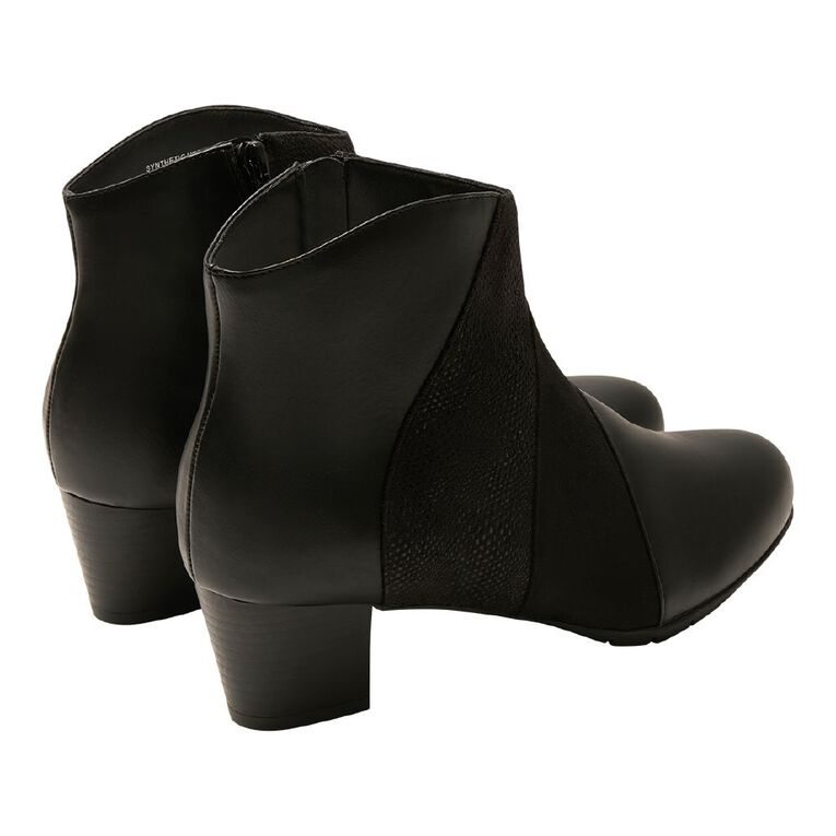 H&H Women's Helen Ankle Boots, Black, hi-res