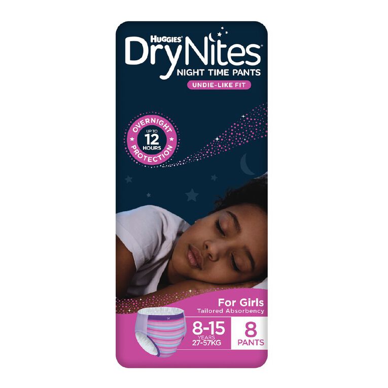 Huggies Drynites Pants Convenience Girls' 8-15 Year 27-57kg, , hi-res