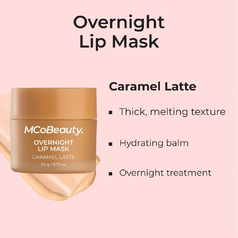 MCoBeauty Overnight Lip Mask Caramel Latte, , hi-res