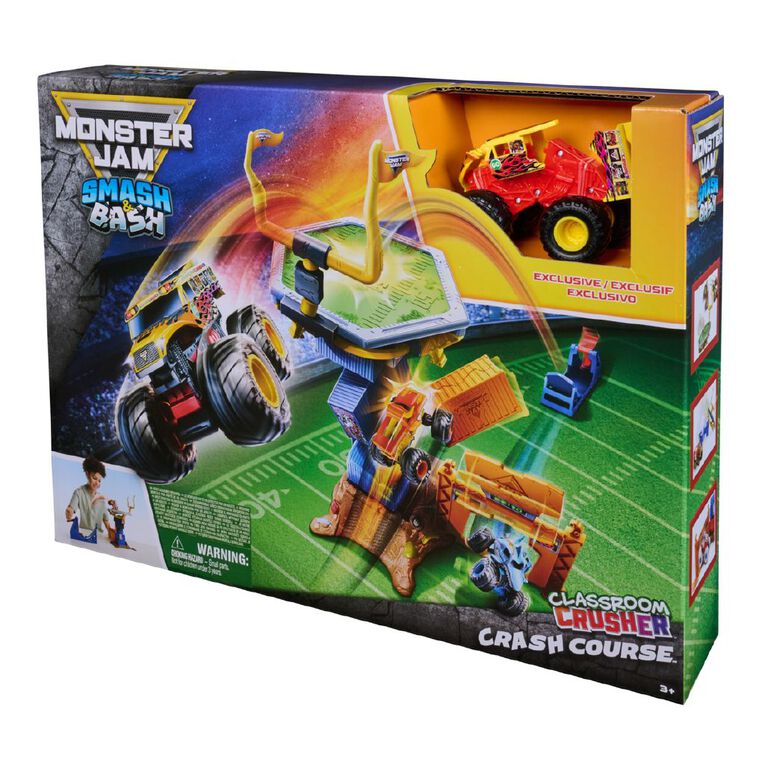 Monster Jam Crash Course Playset 1:64, , hi-res