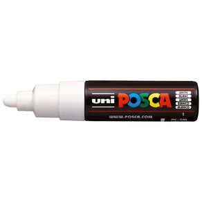 Uni Posca Marker 4.5-5.5mm Bold Bullet White