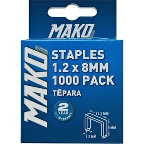 Mako Staples 1.2 x 8mm