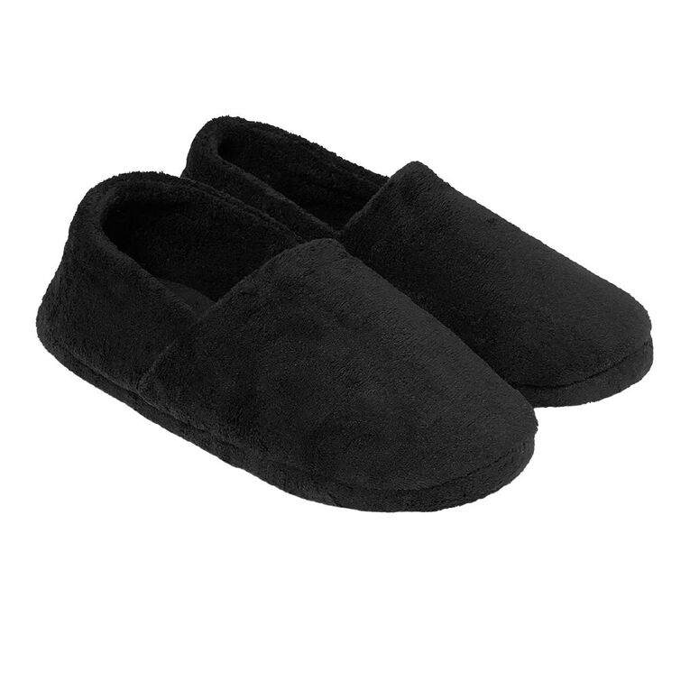 H&H Men's Raymond Slippers, Black, hi-res