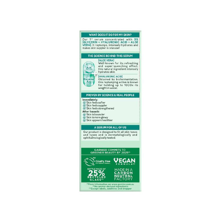 Garnier Hyaluronic Aloe Serum 30ml, , hi-res