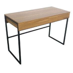 Workspace Banff Desk with 2 Drawers and Metal Frame