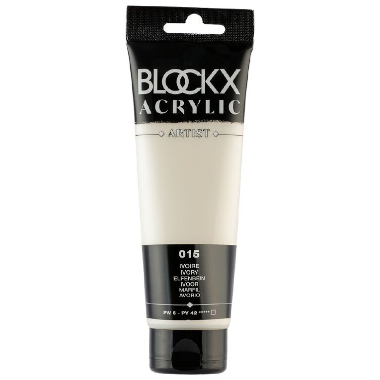 BLOCKX Acrylic Tube Ivory 120ml, , hi-res