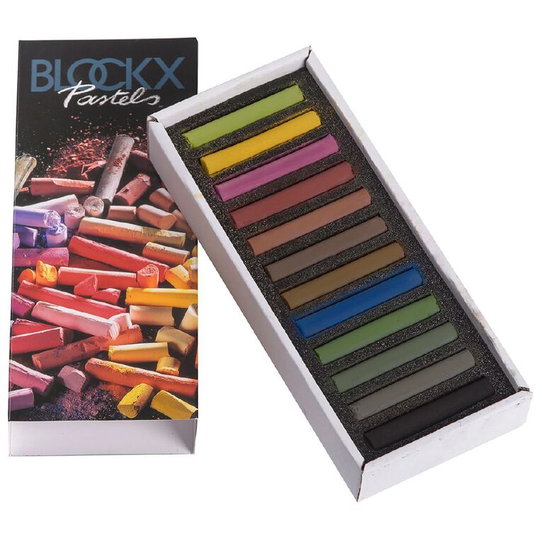 BLOCKX Soft Pastel 12 Set Dark Assorted, , hi-res