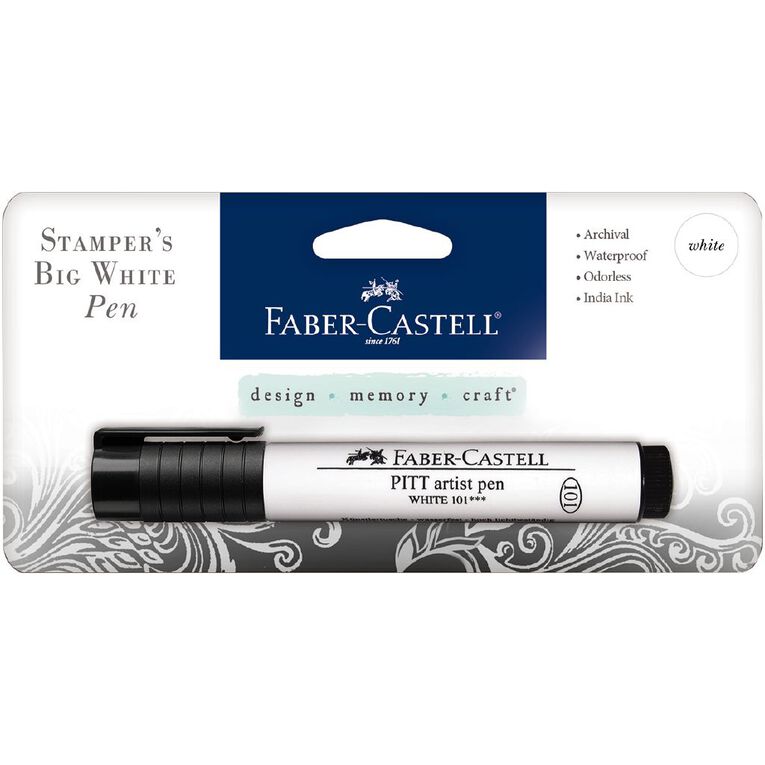 Faber-Castell Pitt Artist Pen Big Brush White, , hi-res
