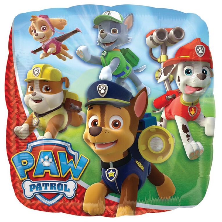Paw Patrol 45cm Standard Foil Balloon, , hi-res