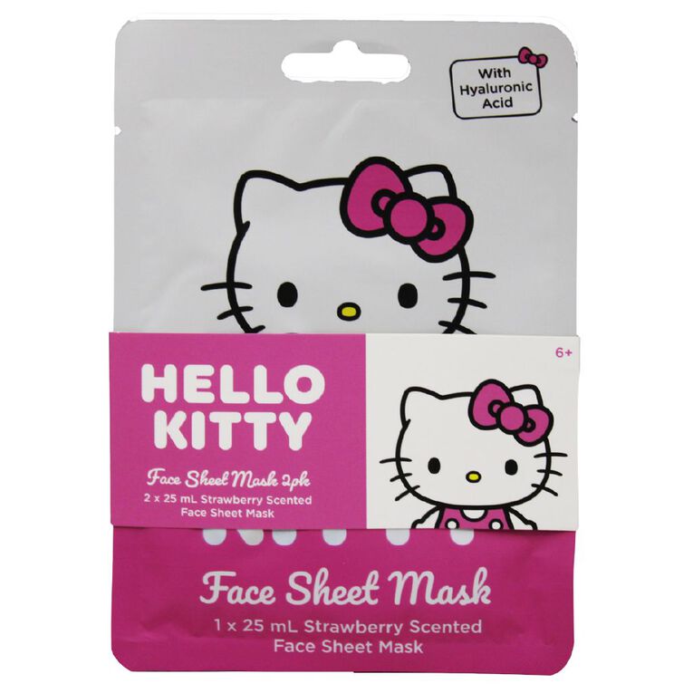 Hello Kitty Face Sheet Mask 2 Pack, , hi-res