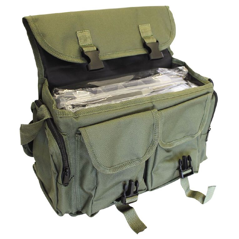 Maxistrike Soft Green Two Tray Tackle Bag, , hi-res