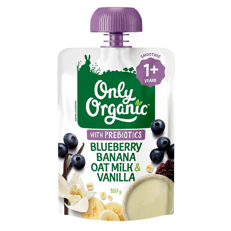 Only Organic Blueberry Banana Oat Milk & Vanilla 1+ Years, , hi-res