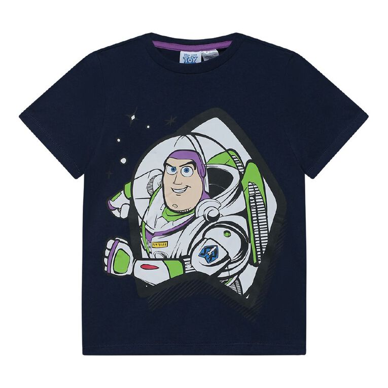 Buzz Lightyear Short Sleeve Print Tee, Blue Dark, hi-res