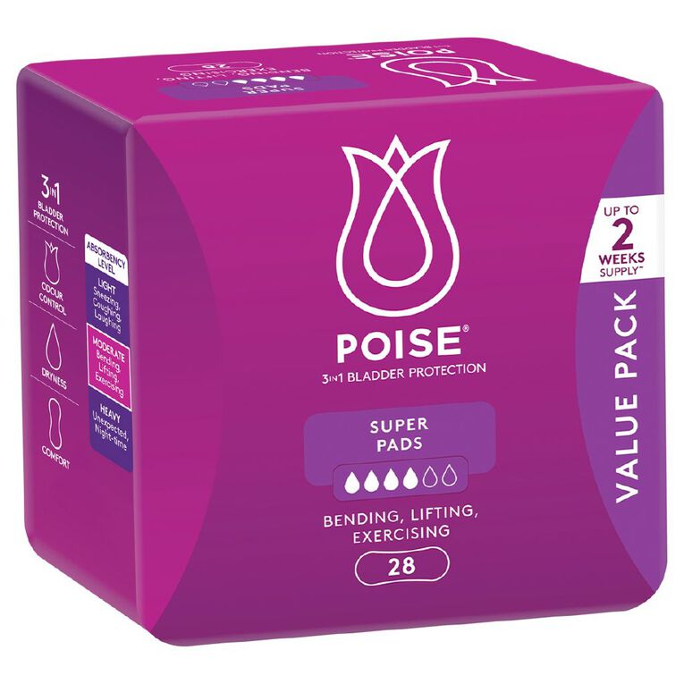 Poise Pads Super Value Pack, , hi-res