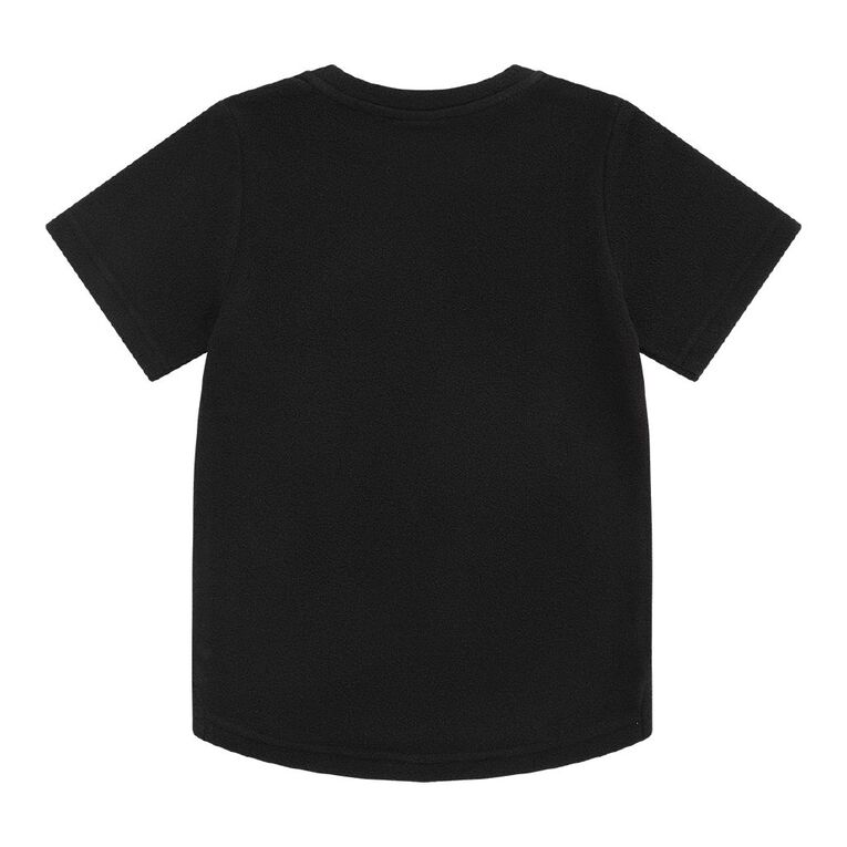 Back Country Kids' Fleece Zip Pocket Tee, Black, hi-res