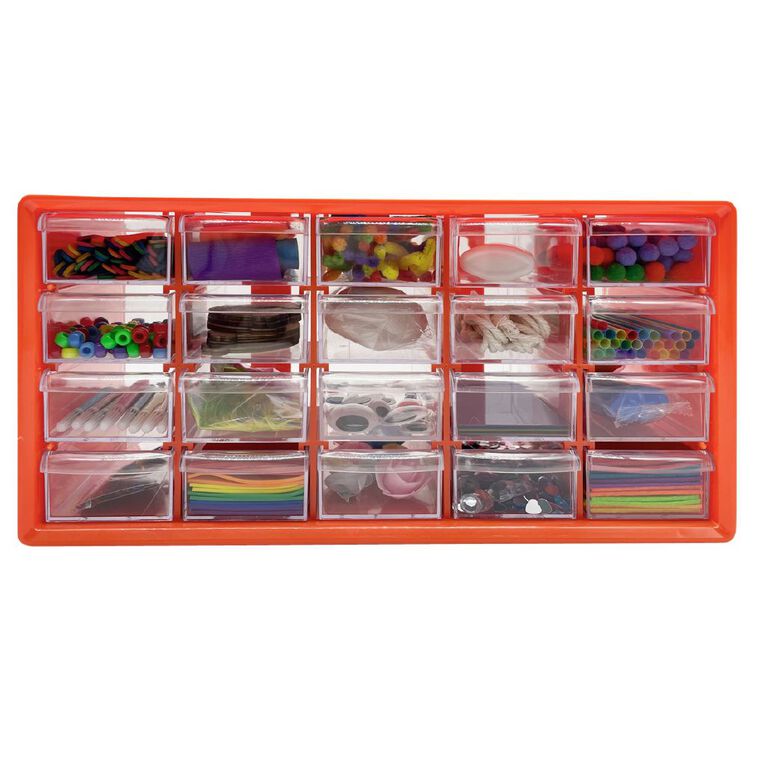 20 Drawers Rainbow Craft Set, , hi-res