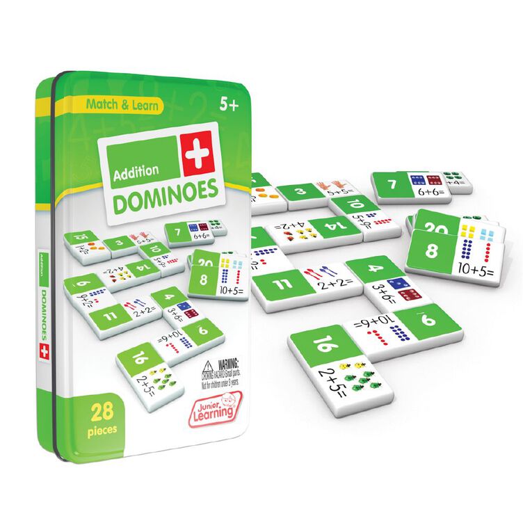 Junior Learning Addition Dominoes, , hi-res