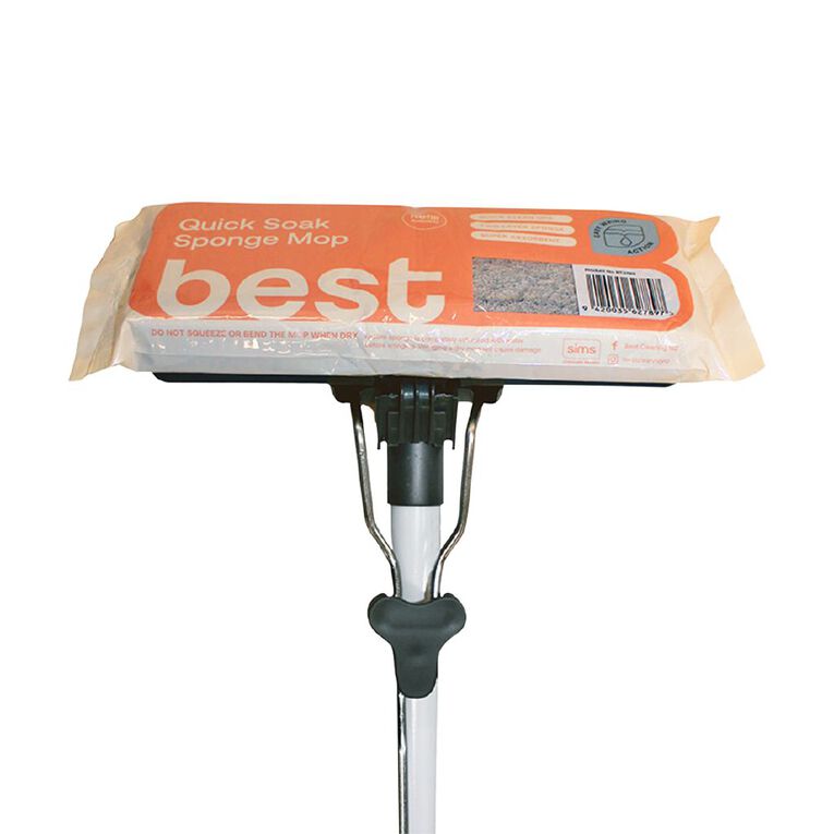 Best Quick Soak Sponge Mop, , hi-res