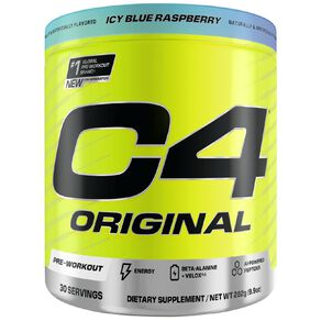 cellucor c4 icy blue raspberry pre workout powder 282 g