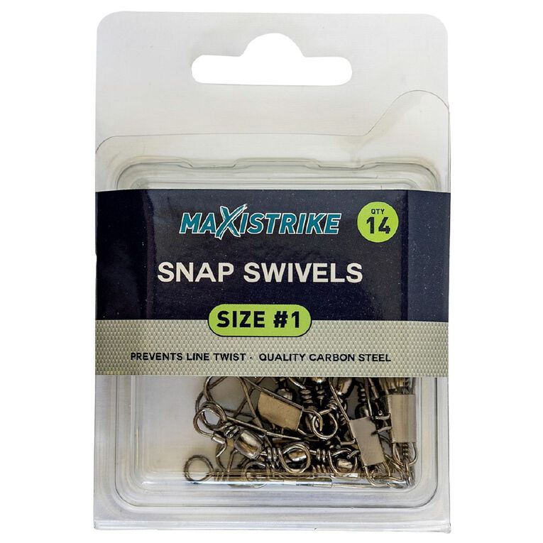 Maxistrike 1 Snap Swivels 14 Pack, , hi-res