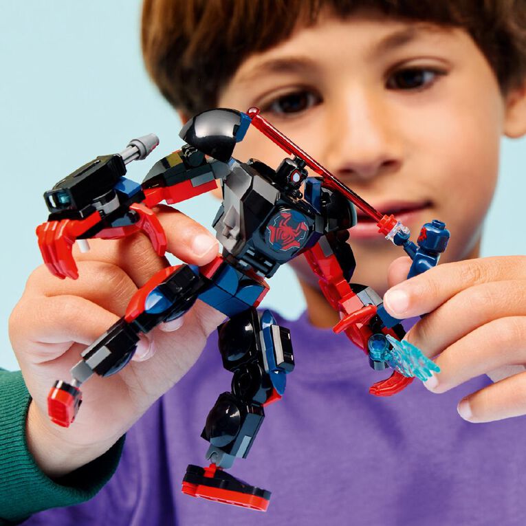 LEGO Marvel Super Heroes Miles Morales Mech vs Spider Man 2099 76337, , hi-res