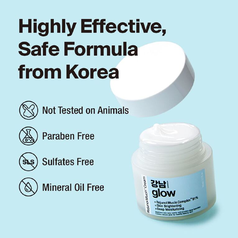 Gangnam Glow PDRN+Snail Mucin Cream K-Beauty, , hi-res