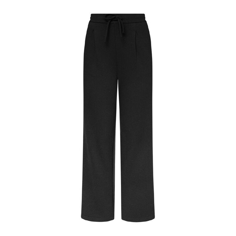 H&H Women's Fleece Smart Pants, Black, hi-res