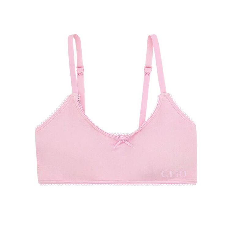 Clio Teens Seamfree Padded Bralette, Pink, hi-res