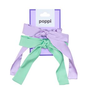 Poppi Bow Scrunchie Unicorn 2 Pack