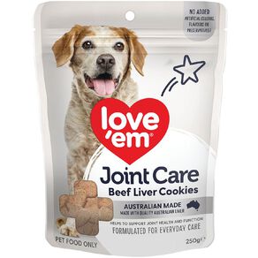 love em joint care beef liver cookies 250 g