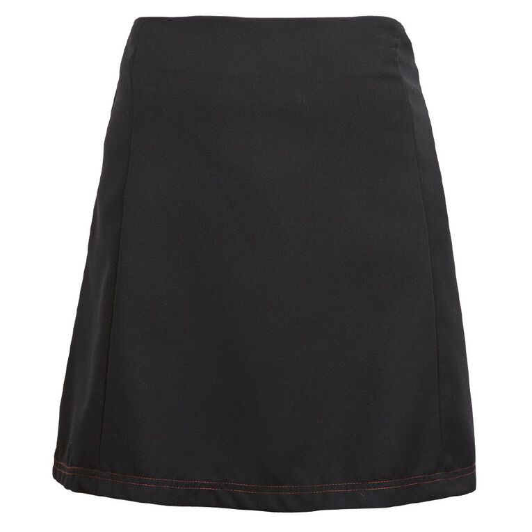 Schooltex Manurewa Intermediate Skirt, Black, hi-res