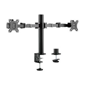 Bracom Dual Monitor Steel Articulating Monitor Arm Black