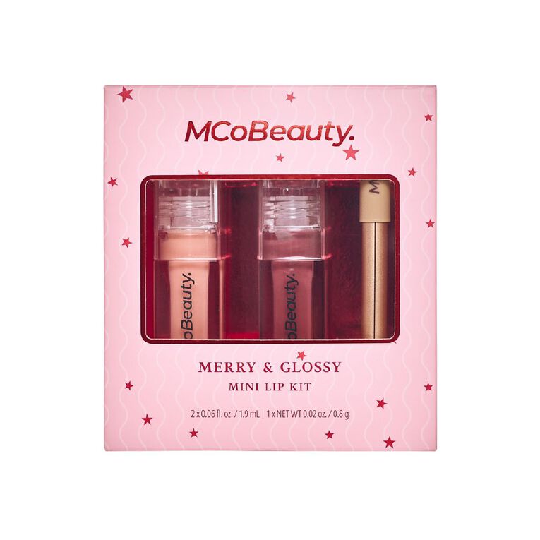 MCoBeauty Merry & Glossy Mini Lip Kit, , hi-res