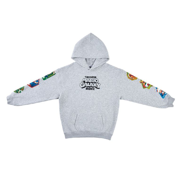 Mario Pullover Hoodie, Grey Light, hi-res