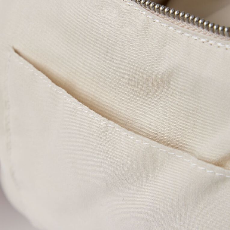 H&H Knot Detail Crescent Shoulder Bag, Cream, hi-res