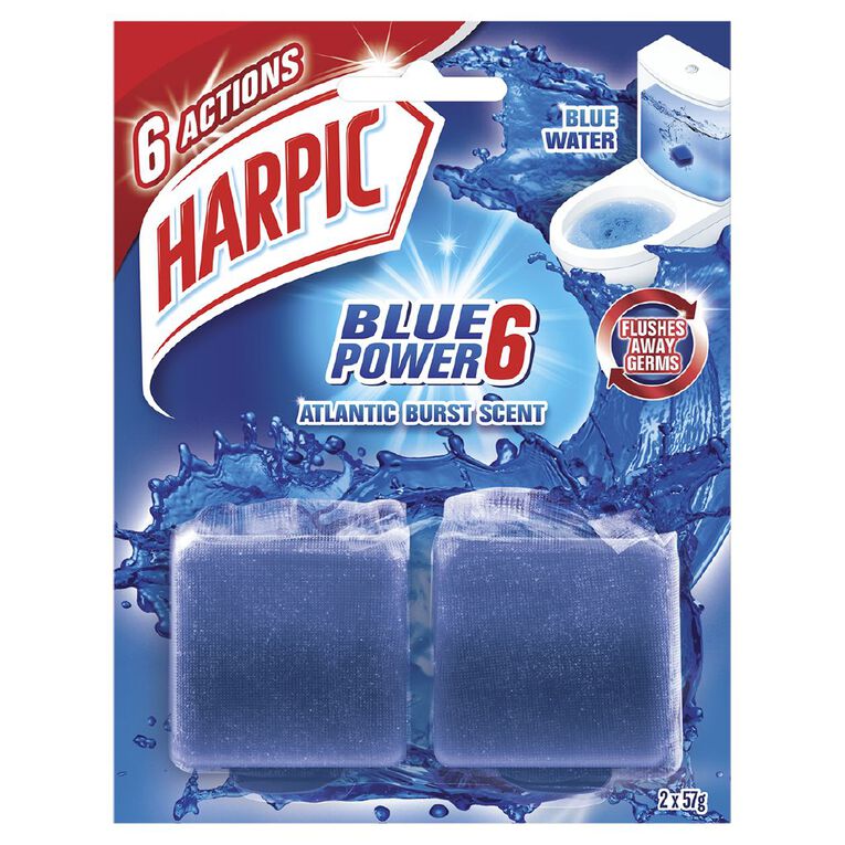 Harpic Blue Power In Cistern Block Cleaner, , hi-res