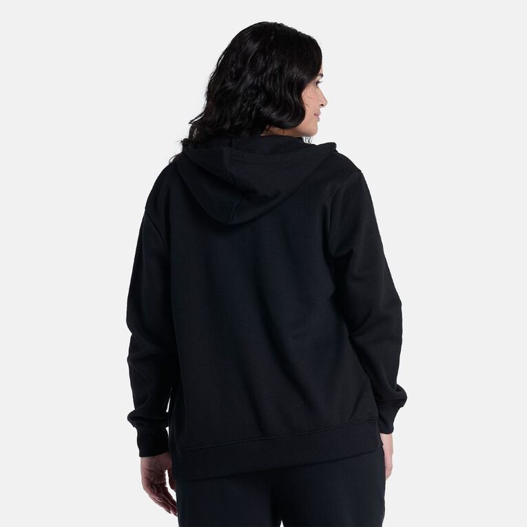 H&H Women's Zip-Thru Hoodie Sweat, Black, hi-res