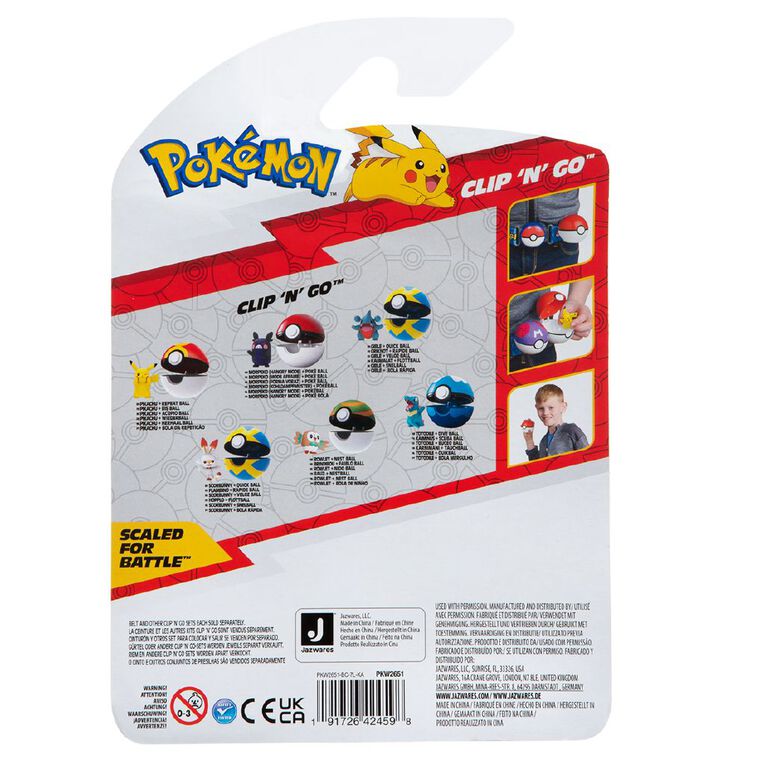 Pokemon Clip n Go Ball Assorted, , hi-res