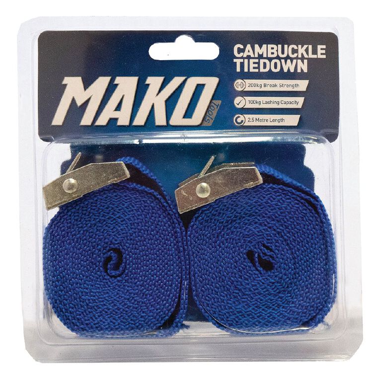 Mako Cambuckle Tiedown 25mm x 2.5m 2 Pack, , hi-res