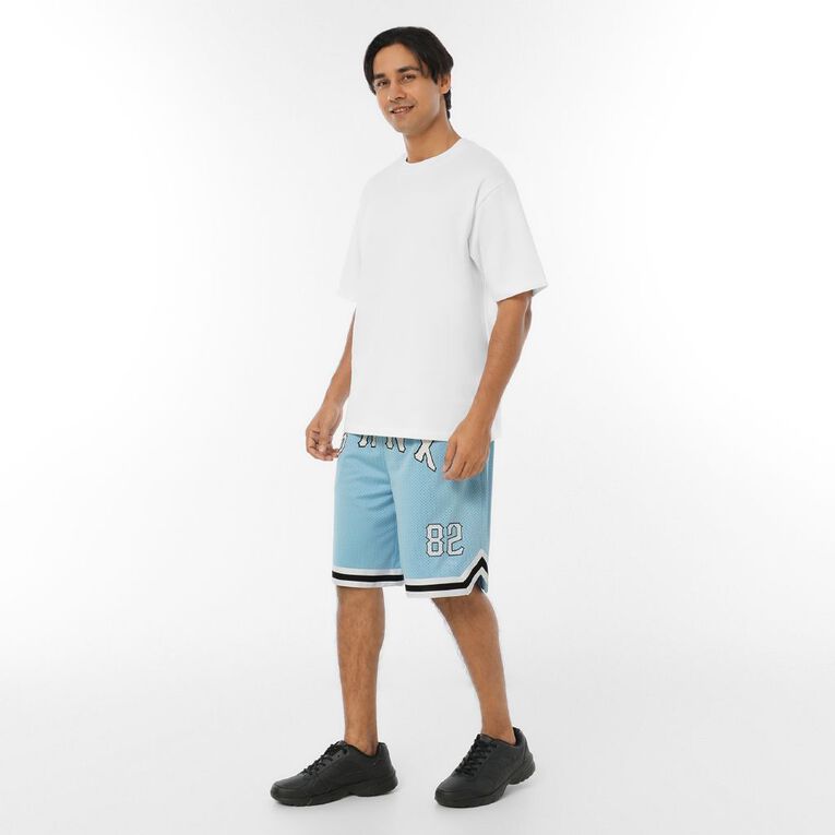 Garage Men's Basketball Shorts, Blue Light, hi-res