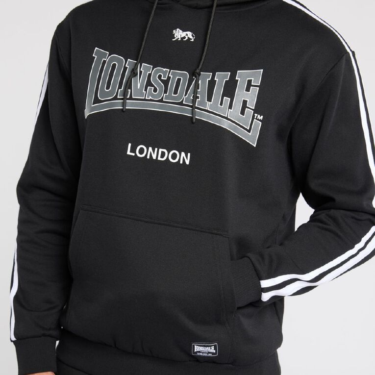 Lonsdale Men's London Hoodie, Black, hi-res