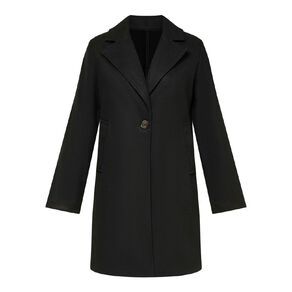 H&H Women's Soft Touch Button Midi Coat
