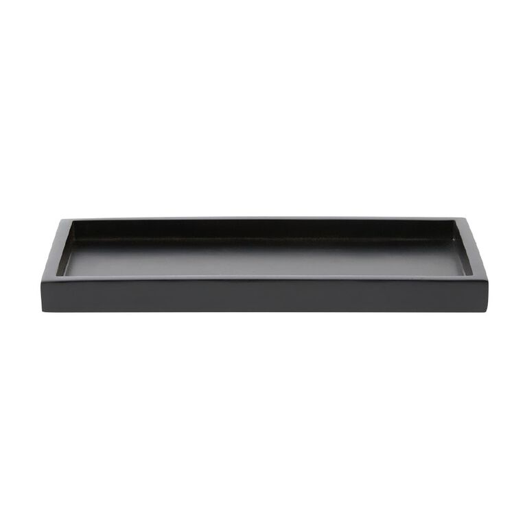 Living & Co Bathroom Tray Black, , hi-res