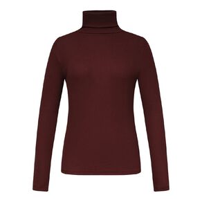 H&H Women's Long Sleeve Classic Rib Skivvy