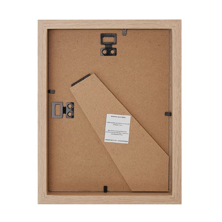 Living & Co Premium Photo Frame Natural 8in x 10in, Natural, hi-res
